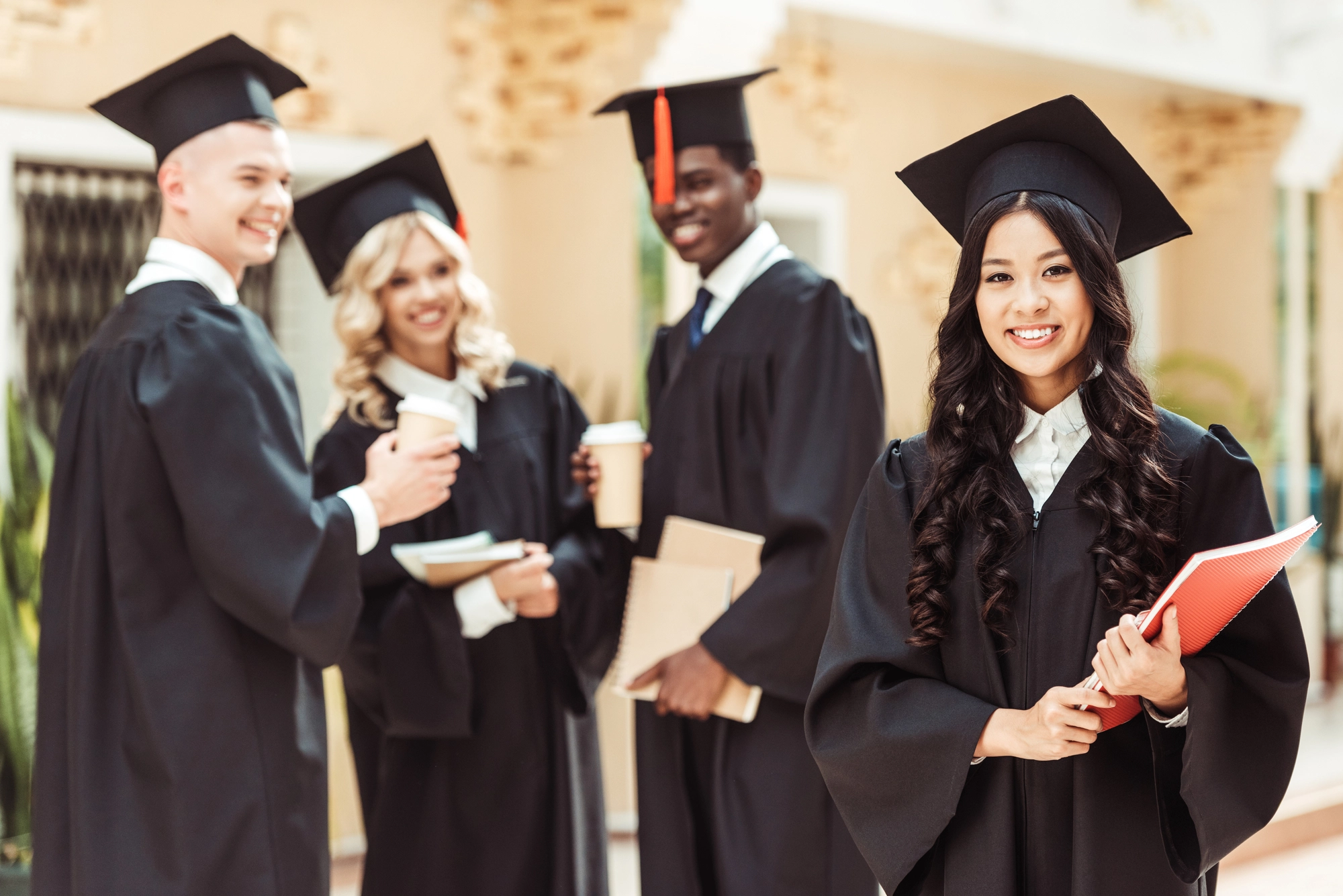 A group of graduating students